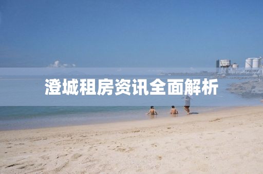澄城租房资讯全面解析