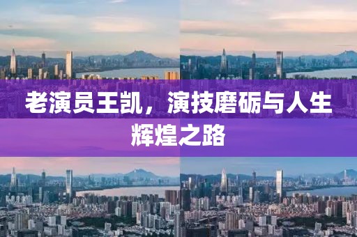 老演员王凯，演技磨砺与人生辉煌之路