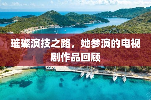 璀璨演技之路，她参演的电视剧作品回顾