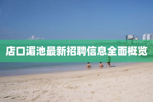 店口湄池最新招聘信息全面概览