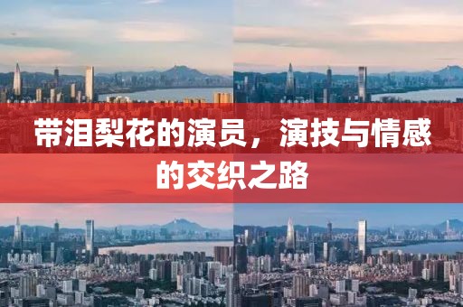 带泪梨花的演员，演技与情感的交织之路