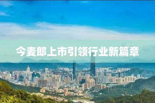 今麦郎上市引领行业新篇章