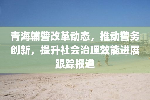 青海辅警改革动态，推动警务创新，提升社会治理效能进展跟踪报道
