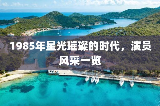 1985年星光璀璨的时代，演员风采一览