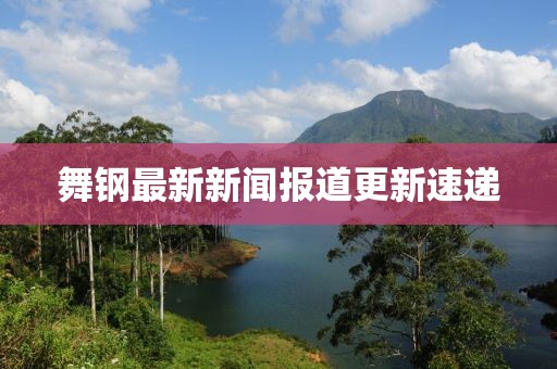 舞钢最新新闻报道更新速递
