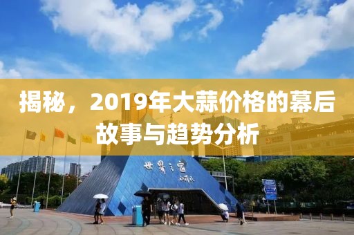 揭秘，2019年大蒜价格的幕后故事与趋势分析