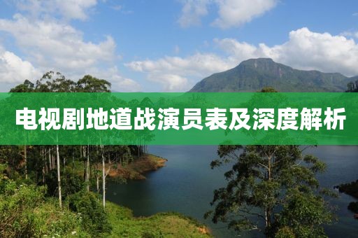 电视剧地道战演员表及深度解析