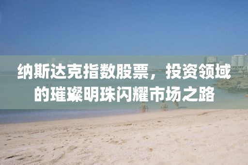 纳斯达克指数股票，投资领域的璀璨明珠闪耀市场之路