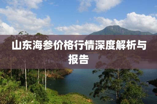 山东海参价格行情深度解析与报告