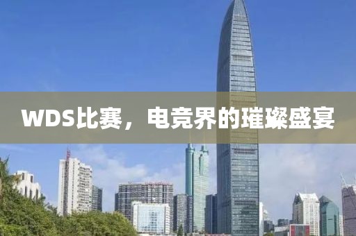 WDS比赛，电竞界的璀璨盛宴