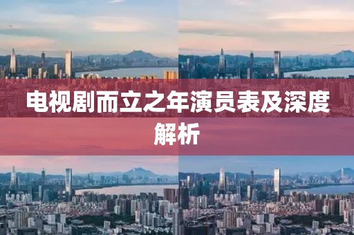 电视剧而立之年演员表及深度解析