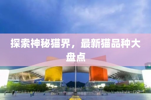 探索神秘猫界，最新猫品种大盘点