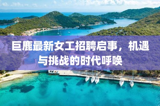 巨鹿最新女工招聘启事，机遇与挑战的时代呼唤