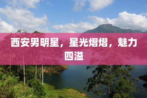 西安男明星，星光熠熠，魅力四溢