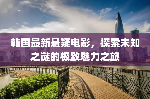 韩国最新悬疑电影，探索未知之谜的极致魅力之旅