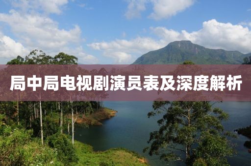 局中局电视剧演员表及深度解析