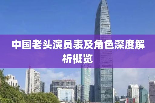 中国老头演员表及角色深度解析概览