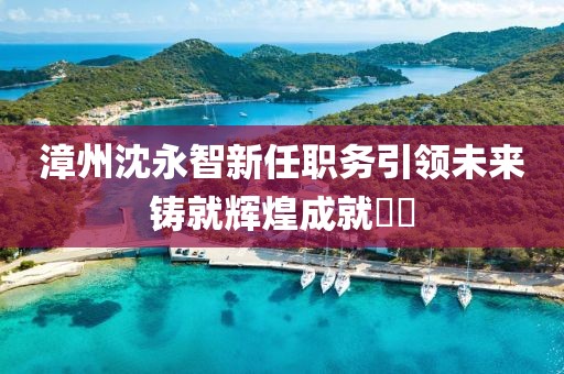 漳州沈永智新任职务引领未来铸就辉煌成就​​