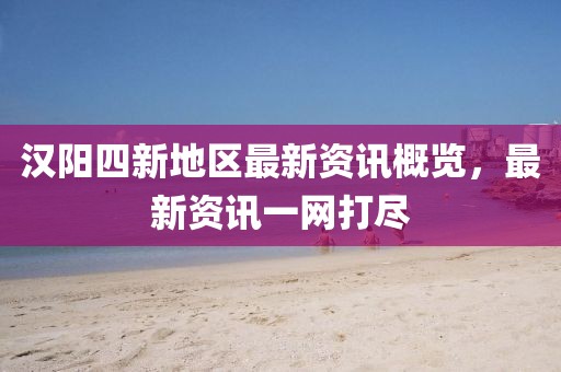 汉阳四新地区最新资讯概览，最新资讯一网打尽