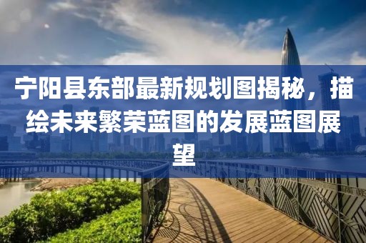 宁阳县东部最新规划图揭秘，描绘未来繁荣蓝图的发展蓝图展望