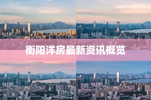 衡阳洋房最新资讯概览