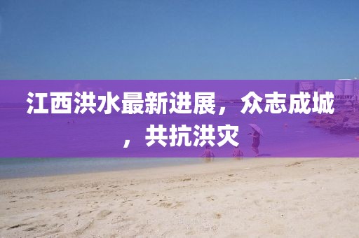 江西洪水最新进展，众志成城，共抗洪灾