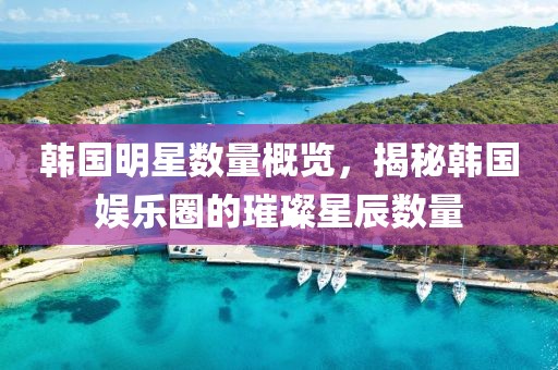 韩国明星数量概览，揭秘韩国娱乐圈的璀璨星辰数量