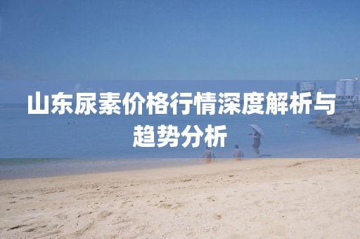 山东尿素价格行情深度解析与趋势分析
