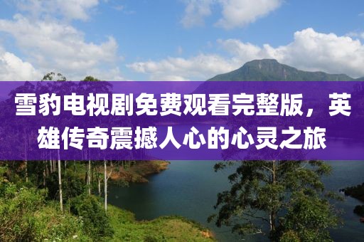 雪豹电视剧免费观看完整版，英雄传奇震撼人心的心灵之旅