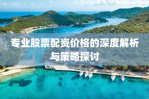 专业股票配资价格的深度解析与策略探讨
