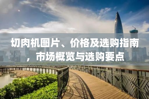 切肉机图片、价格及选购指南，市场概览与选购要点