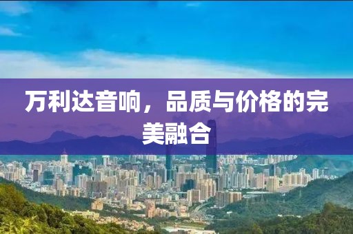 万利达音响，品质与价格的完美融合