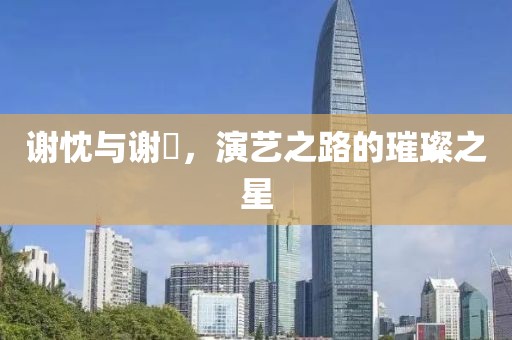 谢忱与谢忰，演艺之路的璀璨之星