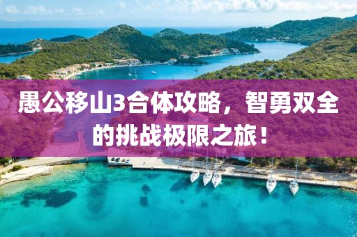 愚公移山3合体攻略，智勇双全的挑战极限之旅！