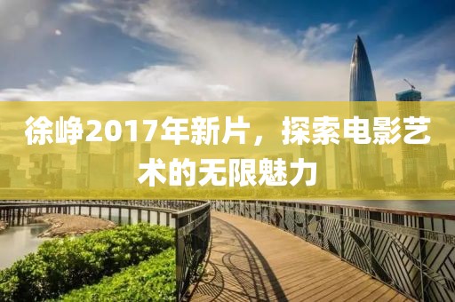 徐峥2017年新片，探索电影艺术的无限魅力