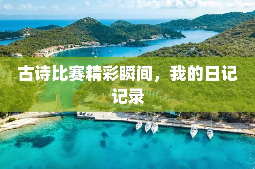 古诗比赛精彩瞬间，我的日记记录