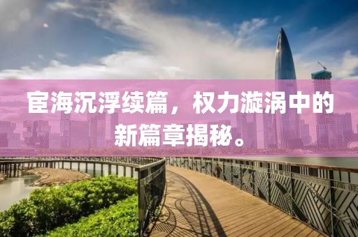 宦海沉浮续篇，权力漩涡中的新篇章揭秘。