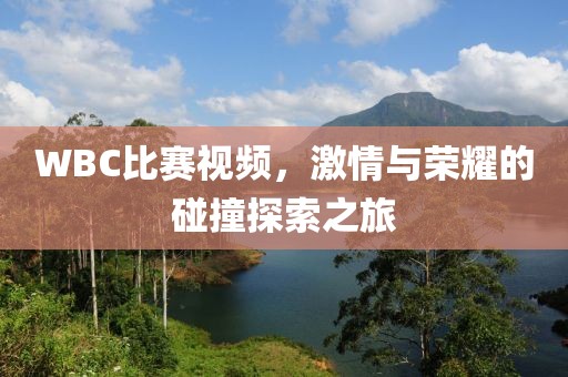 WBC比赛视频，激情与荣耀的碰撞探索之旅