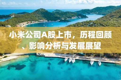 小米公司A股上市，历程回顾、影响分析与发展展望