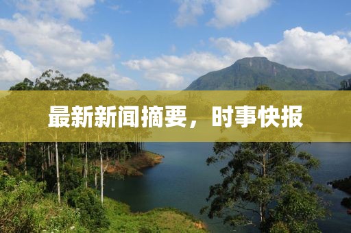 最新新闻摘要，时事快报