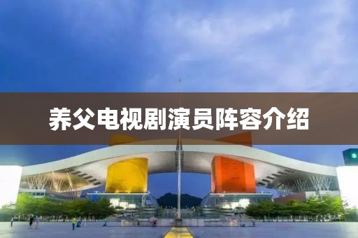 养父电视剧演员阵容介绍