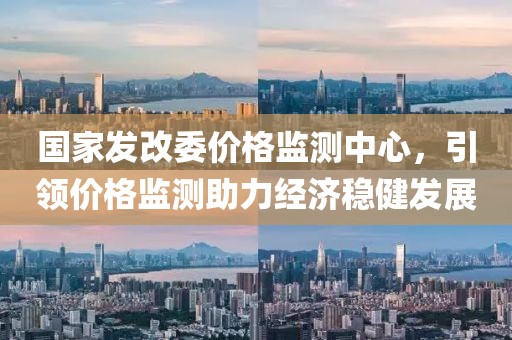 国家发改委价格监测中心，引领价格监测助力经济稳健发展