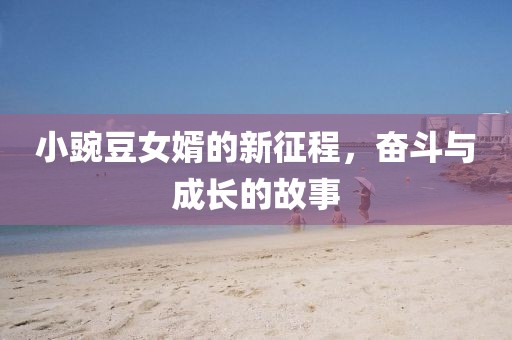 小豌豆女婿的新征程，奋斗与成长的故事
