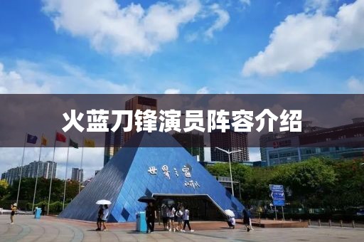 火蓝刀锋演员阵容介绍