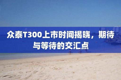 众泰T300上市时间揭晓，期待与等待的交汇点