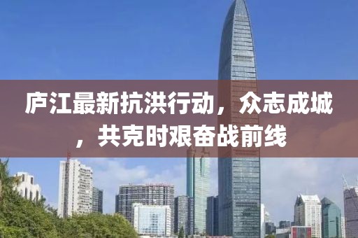 庐江最新抗洪行动，众志成城，共克时艰奋战前线
